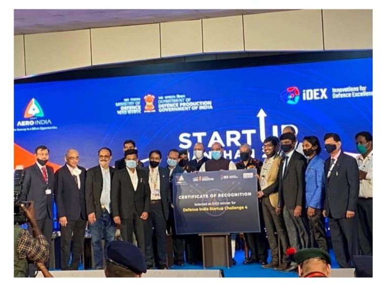 Startup incubated at AIC-SMUTBI wins Rs 1.5 Crore grant at Defence India Startup Challenge